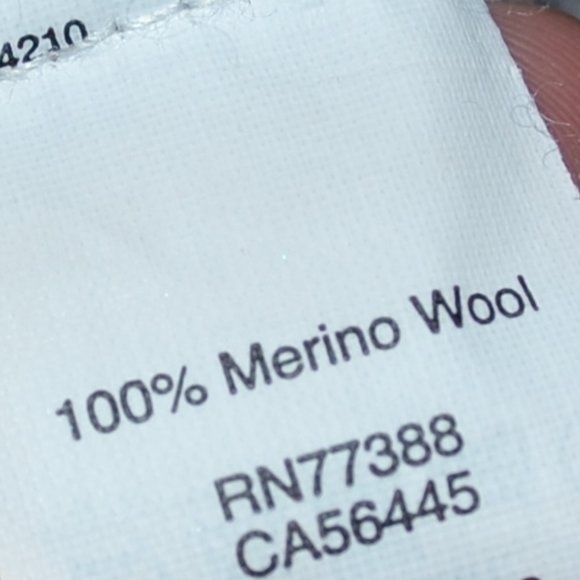 Madewell Palisade Back Zip Merino Wool Cable Knit Sweater Size Medium - Picture 9 of 9